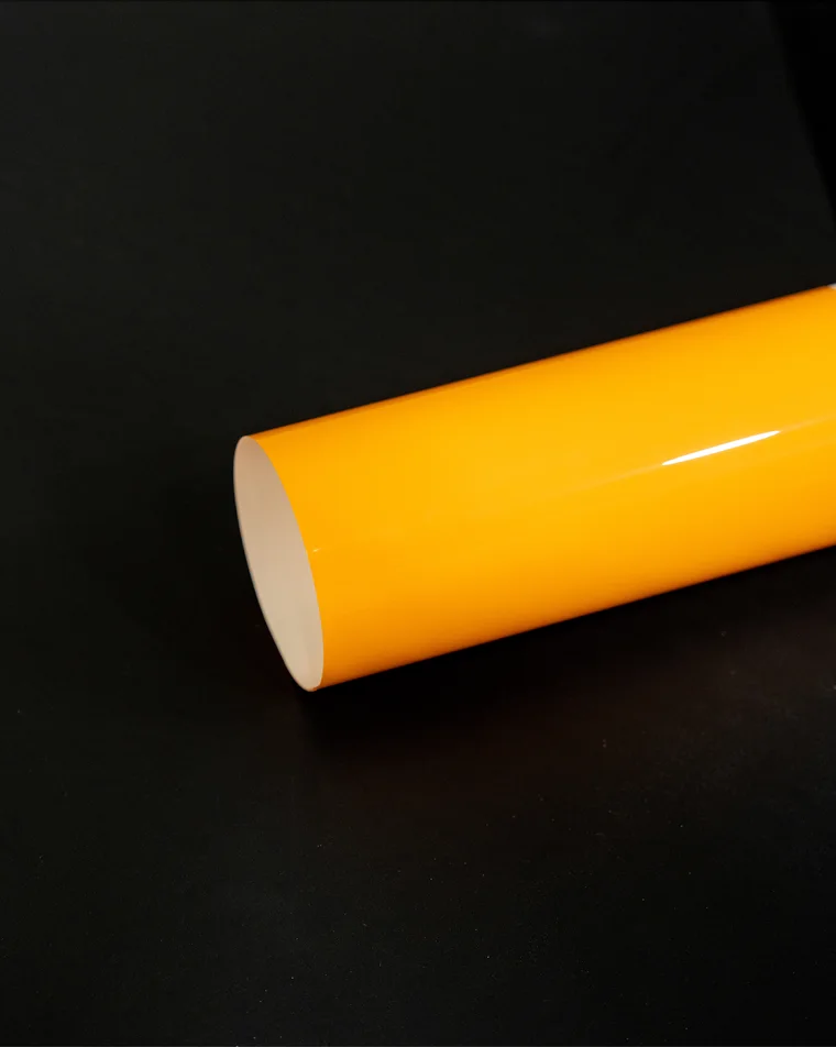 Gloss Tangerine — XPPF Solid Gloss film roll