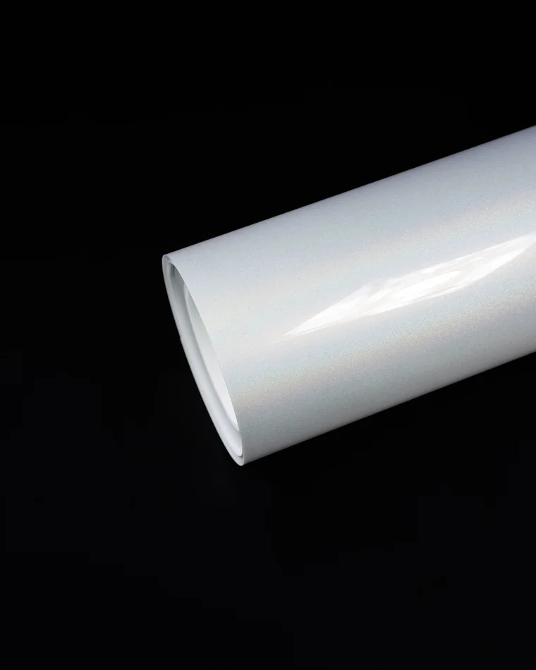 Luma White — XPPF Metallic Gloss film roll