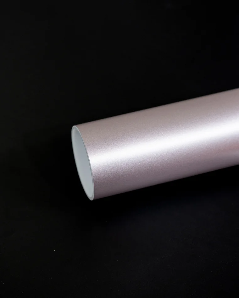 Satin Metallic Rose — XPPF Satin & Frozen film roll